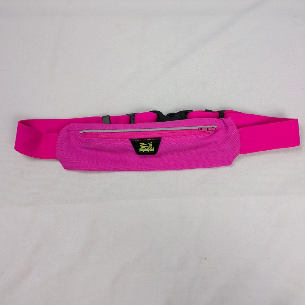 Amphipod AirFlow MicroStretch Running Belt Hot Pink Waist Pack Reflective
